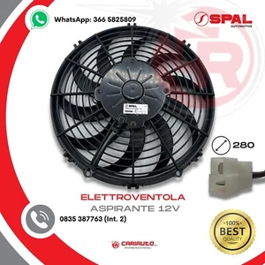 Ventilatore Aspirante Ventola Assiale Spal VA09-AP12/C-54A, 12v Diametro 280mm - Foto 1 di 5