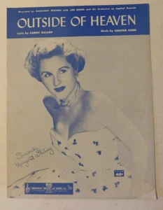 Partituras Margaret Whiting "Outside of Heaven" © 1952 - Imagen 1 de 2