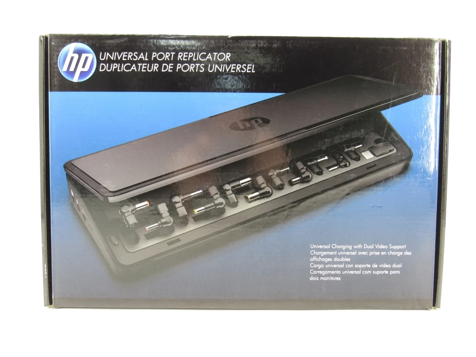 HP E6D70AA Universal Port Replicator Docking Station USB / HDMI / Display / New - Image 1 of 4