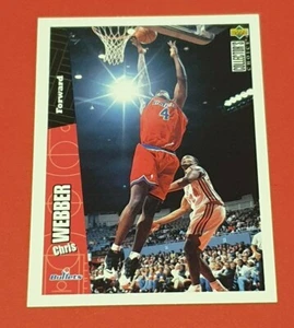 1996-97 Upper Deck Collectors Choice tarjeta de Chris Webber - Washington Bullets - Imagen 1 de 1