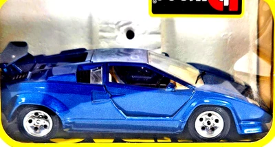 Bacalao Burago. 0137 Lamborghini Countach 5000 Precision Metal Die-Cast Modelos 1:24. Foto 1 de 4