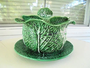 Vintage Majolika Stil Portugiesische Kohl Geschirr Suppenterrine Selca - Bild 1 von 15