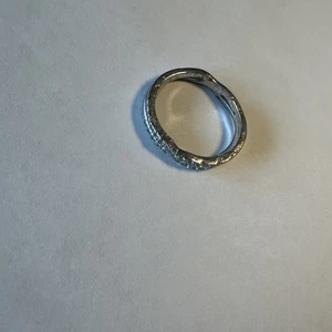 Silberfarbener Ring Mandala Stil - Bild 1 von 4