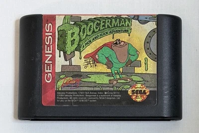 Boogerman: A Pick And Flick Adventure(Sega Genesis)Cartridge Only Tested&Working - Image 1 of 2