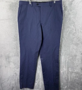 Spier & Mackay moderne Herren Hose dunkelblau Gr. 36 Leinen Baumwollmischung - Bild 1 von 9