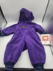 American Widgeon Purple Baby Fleece Bunting 6 Months Winter NWT - Picture 1 of 11