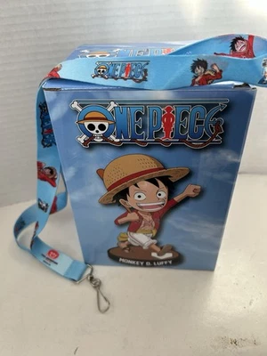Boston Red Sox Monkey D. Luffy Bobblehead One Piece 25th Anniversary, & Lanyard - Image 1 of 4
