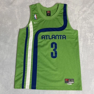 Nike Atlanta Hawks Shareef Abdur-Rahim Retro Basketball NBA Jersey Youth Large - Image 1 of 4