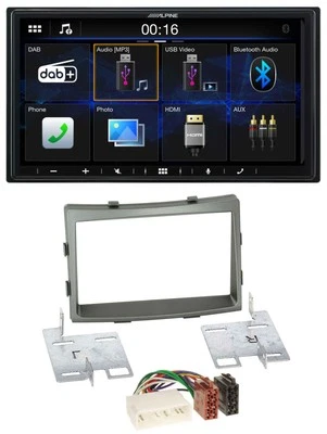 Alpine Bluetooth 2DIN MP3 DAB USB Autoradio für SSangYong Rodius ab 2013 - Bild 1 von 4