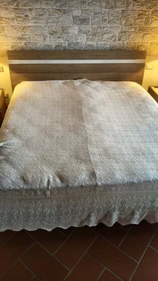 Doppelbettdecke 270x265 Handarbeit mit Häkeln - Bild 1 von 4