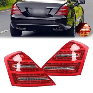 Für 2007-09 Mercedes Benz S-Klasse W221 LED-Rücklicht Dynamische Bremsleuchten - Bild 1 von 16