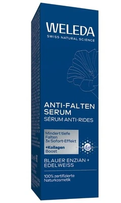 1x 30ml Weleda Anti-Falten Serum blauer Enzian & Edelweiss - Bild 1 von 3