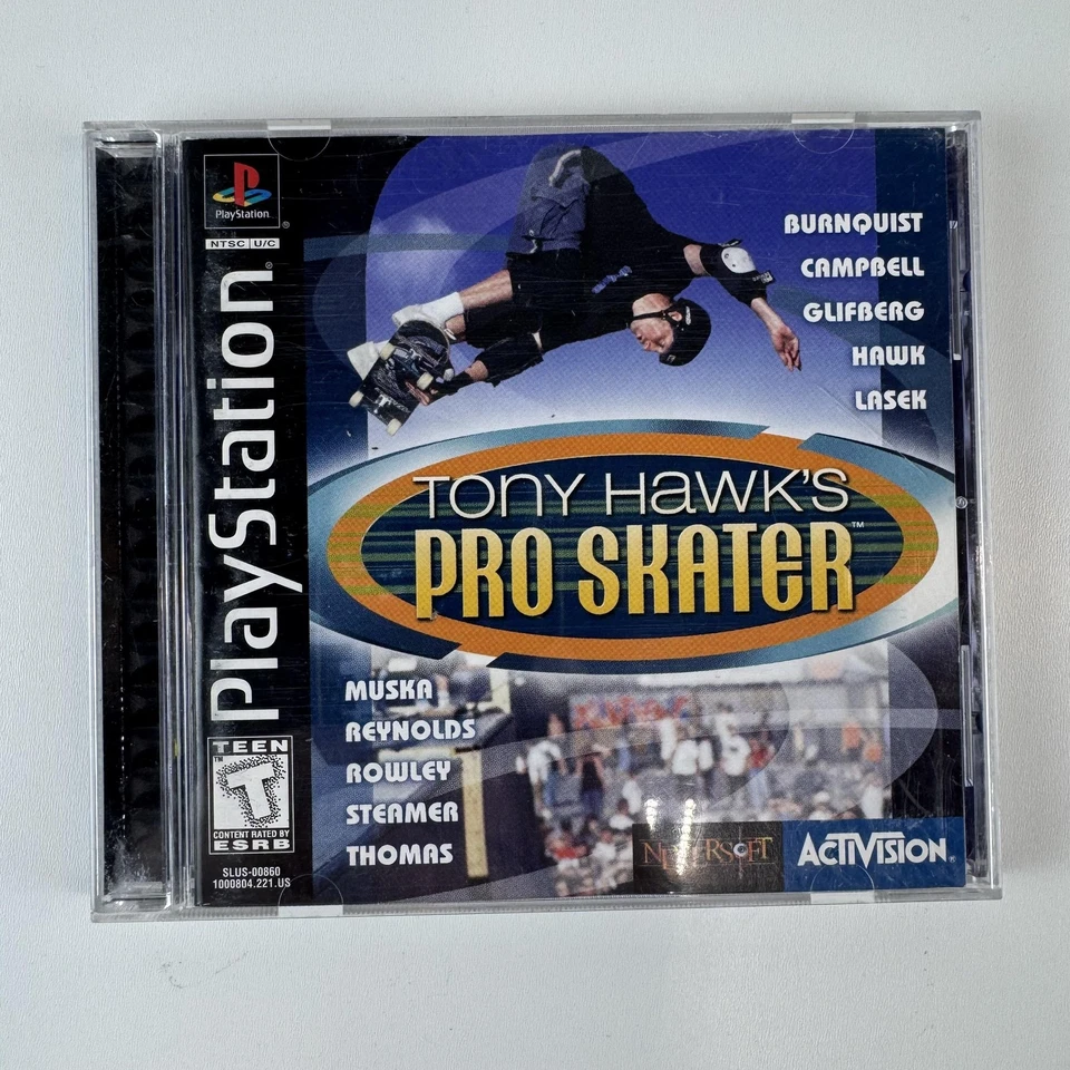 Tony Hawk's Pro Skater Sony PlayStation PS1 Video Game Skateboarding Activision - Image 1 of 4