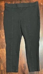 Anne Klein Dark Grey Pull On Pants Women’s Size XL - Picture 1 of 4