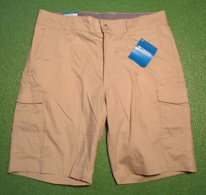 Columbia Brentyn Trail Mens Cargo Shorts, Beige, Size 30, NEW, Reg $60 - Picture 1 of 7