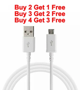 Real OEM Micro USB Charger Fast Charging Cable Cord For Samsung Android Phone - Picture 1 of 4