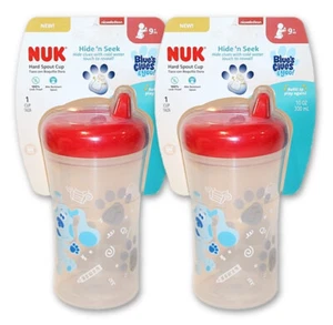 NUK Blue's Clues & You Hard Spout Cups BPA Free Hide n' Seek Game Set of 2 NEW - Picture 1 of 1
