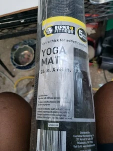 Yoga Mat EXTRA thick 5mm, 24" x 68" Yellow New Series 8 Fitness - Picture 1 of 3