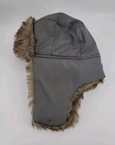 Cappello berretto New York Underground Trapper Aviator clima freddo grigio pelliccia sintetica taglia unica - Foto 1 di 7