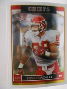 2006 Topps Chrome #96 Tony Gonzalez CHIEFS - Picture 1 of 2