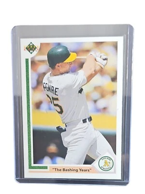 1991 Upperdeck  Mark McGwire #656 - Image 1 of 2