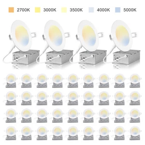 Dimmable Ultra Slim Recessed LED Flat Panel Ceiling 9W 12W Down Lights Fixture  - Picture 1 of 9