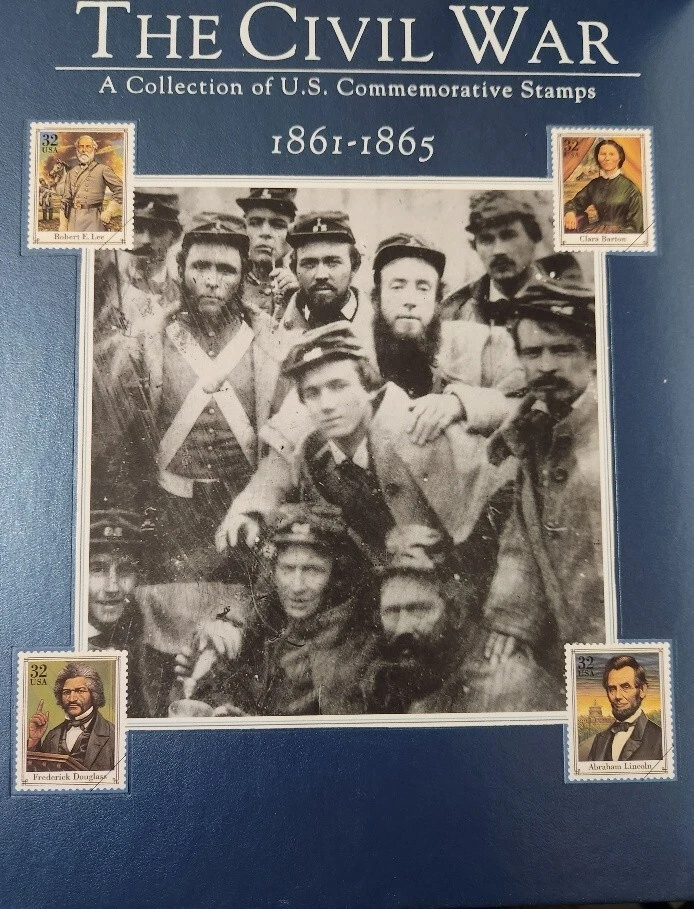 Vintage The Civil War A Collection of Commemorative Mint Stamps and Book 1994 - Image 1 of 1