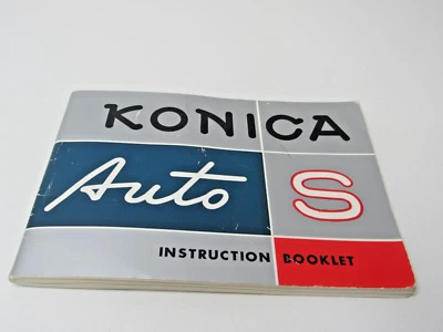 老式柯尼卡汽车 S 相机说明书用户指南正品 #OM-76 — 第 1/4 张图片