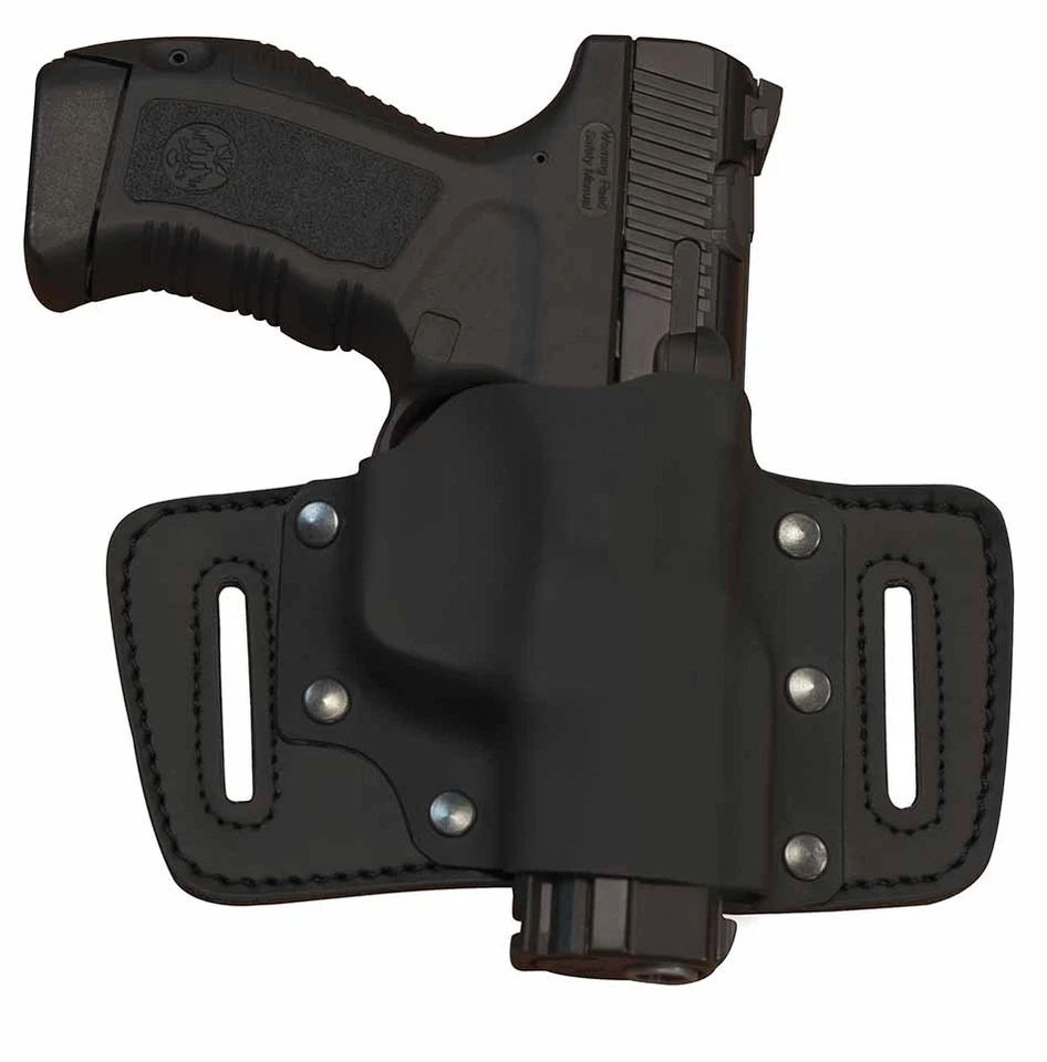 SPRINGFIELD XD 3", 4", 5" OWB Holster Right Hand Kydex and Cow Hide Black - Image 1 of 1