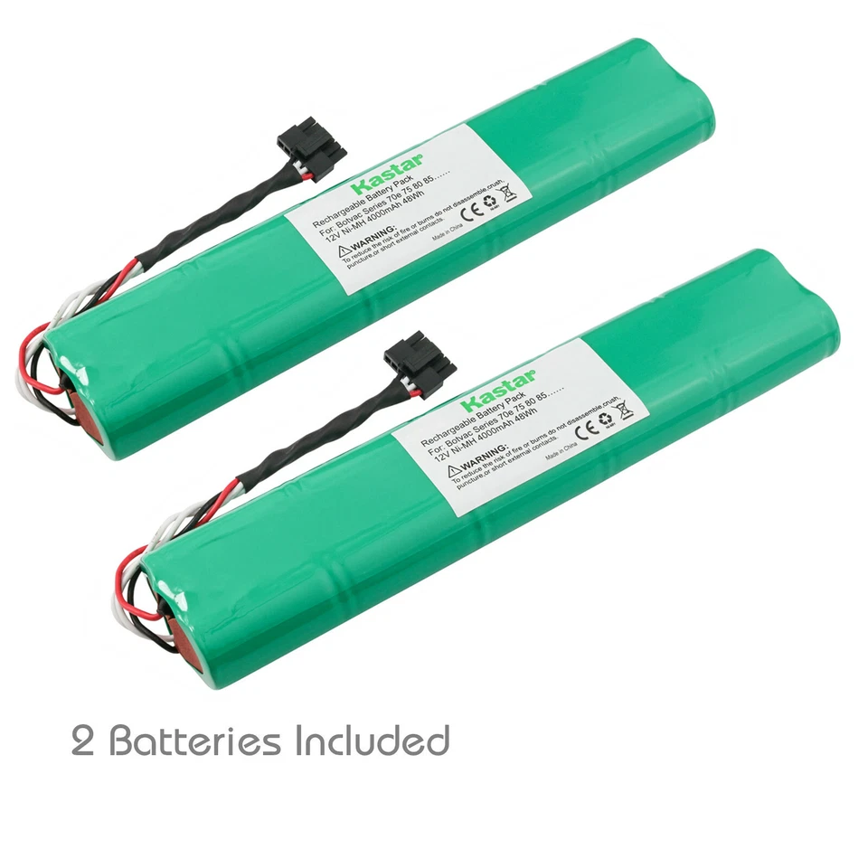Kastar 2x 4000mAh Vacuum Battery for Neato Botvac Robot D85 D80 D75 85 80 75 70e