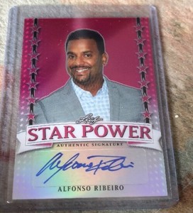 2016 LEAF POP CENTURY STAR POWER AUTO AUTOGRAPH ALFONSO RIBEIRO 15/15 NICE