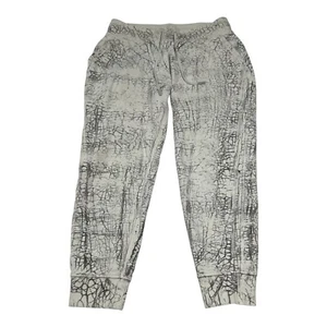 Lululemon warme Daunen Jogginghose Damen 10 weiß bequem Loungewear Freizeit Athleisure - Bild 1 von 13
