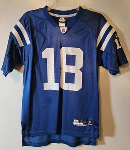 Reebok NFL Indianapolis Colts Peyton Manning Football Jersey Youth Sz L 14-16 - Picture 1 of 7