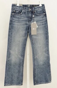 NWT 7 For All Mankind Boy’s Nate Jeans size 6 Blue $109.00 MSRP - Picture 1 of 6