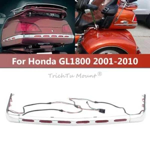 Chrome Trunk LED Molding Insert Light Set for Honda Goldwing GL1800 2001-2010 - Picture 1 of 20