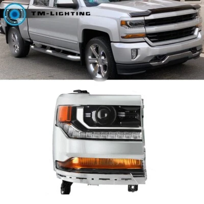 For Chevy Silverado 1500 2016 2017 2018 HID Passenger Side Headlight Headlamp - Image 1 of 4