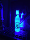 MLB San Diego Padres baseball 12 oz bouteille de bière lumière DEL néon bar homme