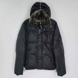 Marc New York Coat Womens Small Black Quilted Down Puffer Andrew Marc Winter - Picture 1 of 11
