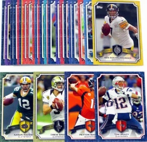 2013 Topps Football Legends in the Making Insert Set Manning Brady Rodgers PLUS - Picture 1 of 10