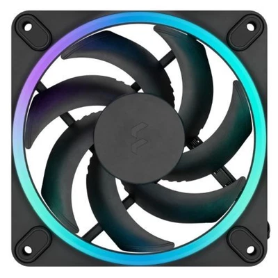 Fractal Design Momentum 12 ARGB 12cm PWM Case Fan, 16 LEDs, 350-2200 RPM - Black - Image 1 of 4