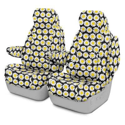 For Mazda MPV 03-05 Seat Cover Designer Printed Neosupreme 2nd Row Nature Daisy Foto 1 de 4