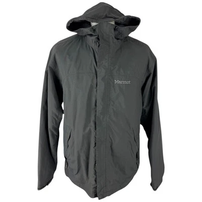 Marmot Jacket M Men's Grey Vintage Lightweight Walking Hiking Zip Up Hooded - Image 1 of 4
