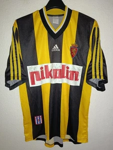 REAL ZARAGOZA 1998-1999 away Pikolin camiseta shirt trikot maillot maglia M - Picture 1 of 6