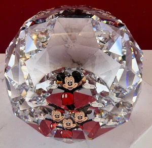 SWAROVSKI KRISTALL BRIEFBESCHWERER KLEIN DISNEY'S MICKEY MOUSE - Bild 1 von 6