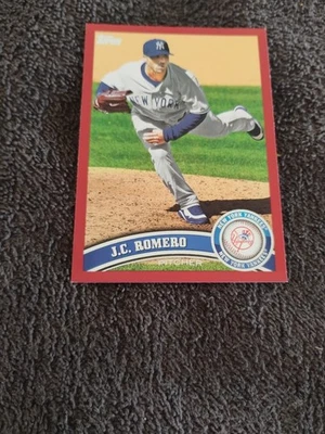 2011 Topps Update Target Red Border JC Romero New York Yankees BaseballCard US64 - Image 1 of 2