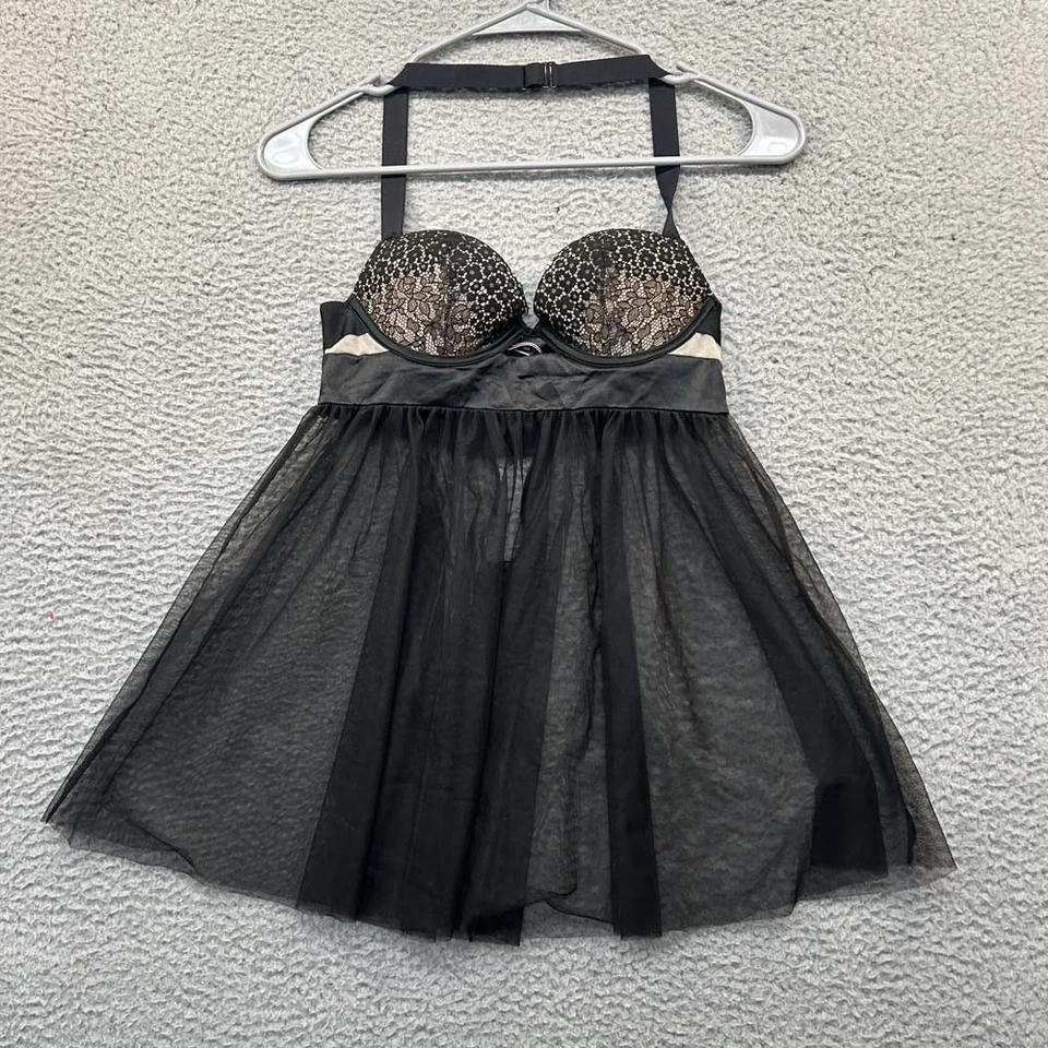 Victoria Secret Camisola Mujer Tanque Talla 32B Babydoll Lencería Cami Sexy Encaje Foto 1 de 4