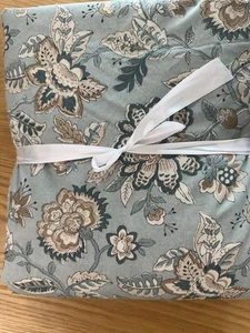 Pottery Barn Brooke Floral Printed KING or CAL KING Duvet Cover - 100% Cotton - Picture 1 of 4