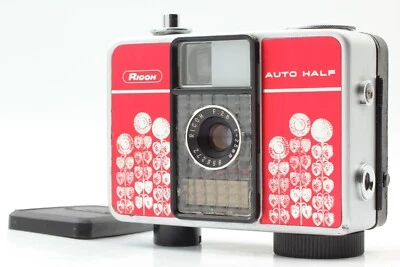 ¡Raro!!!  Cámara fotográfica Ricoh Auto Half Frame E Queen roja 35 mm "CASI COMO NUEVA" JAPÓN Foto 1 de 4