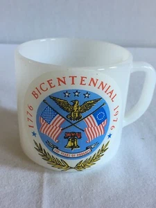 Federal Milk Glass 1976 Bicentennial Cup - Picture 1 of 8
