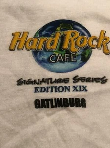 Hard Rock Gatlinburg XIX Signature Series Large  Short Sleeve T-Shirt - Picture 1 of 2
